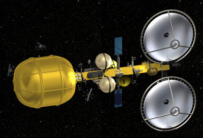 conceptual design for an asteroid mining spacecraft