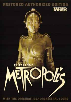 Cover for the new restoration of Metropolis.