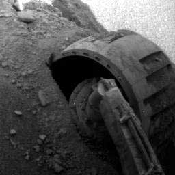 Opportunity - another wheel stuck in the sand. Image credit NASA/JPL.